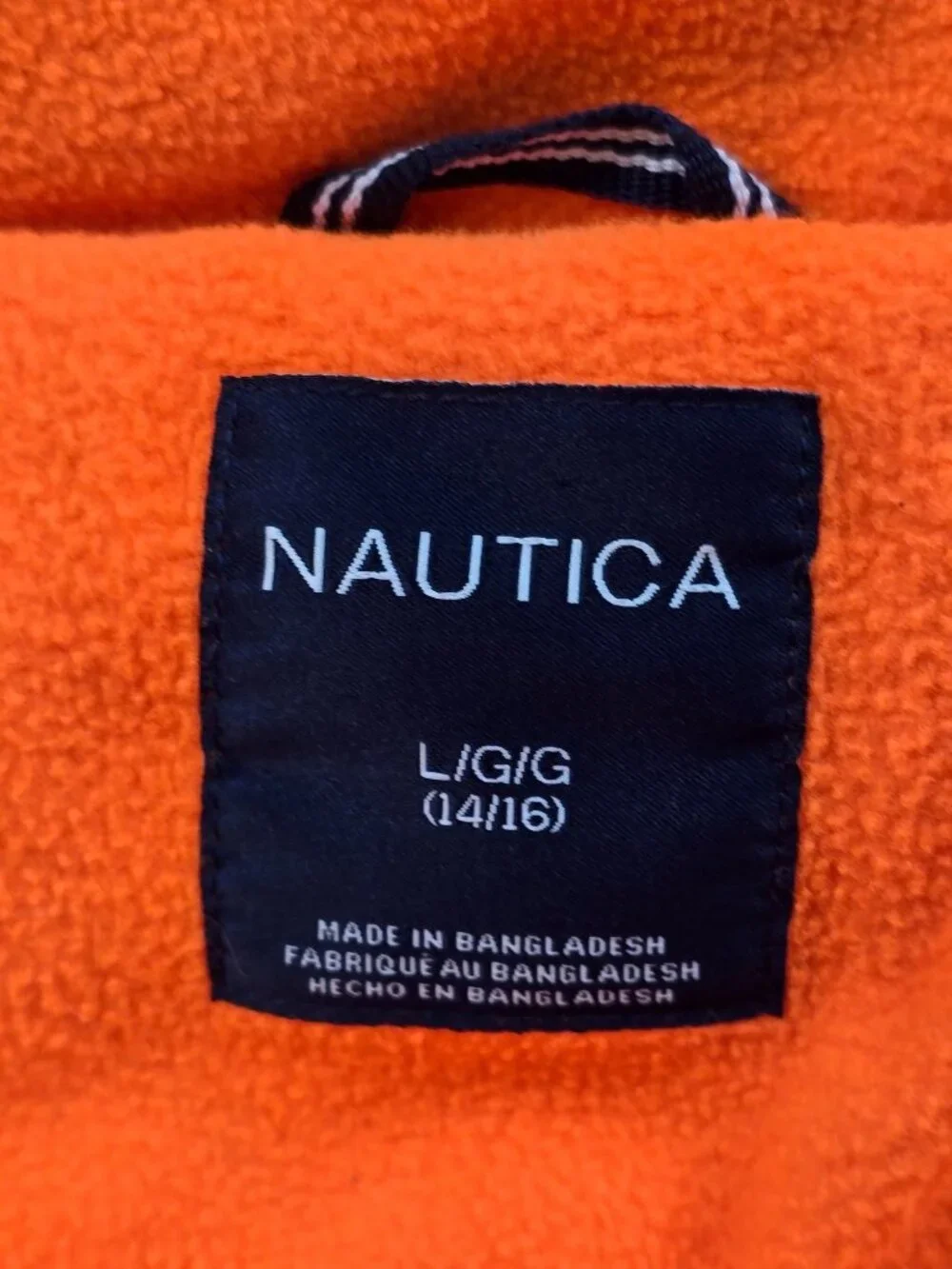 Nautica Boys L 14/16 Hooded Puffer Jacket